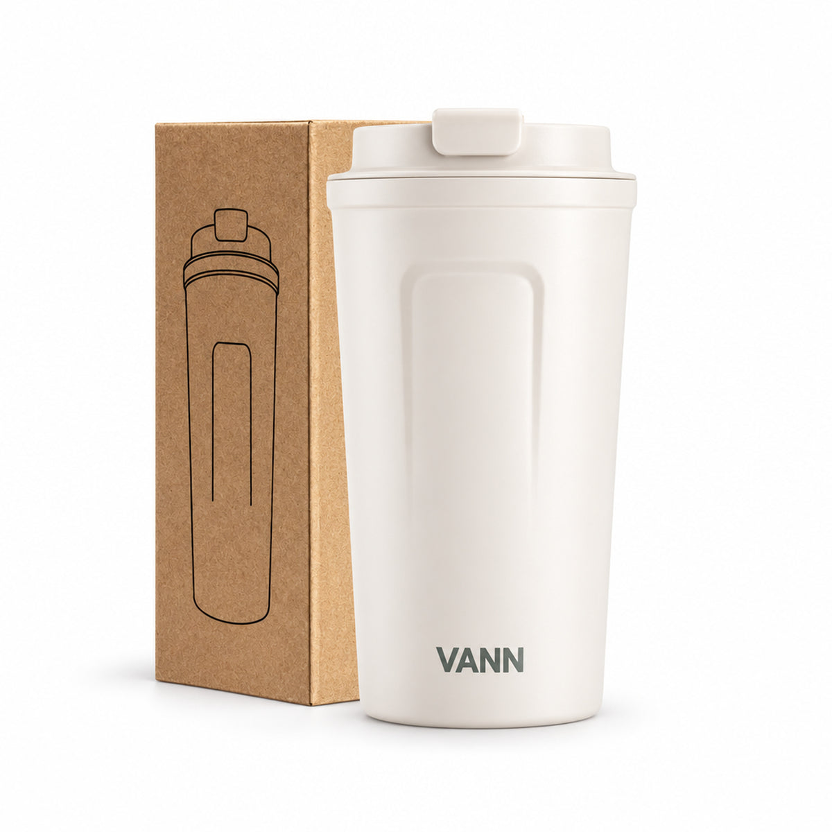 VANN Grande Cup - Soft Coral Off White