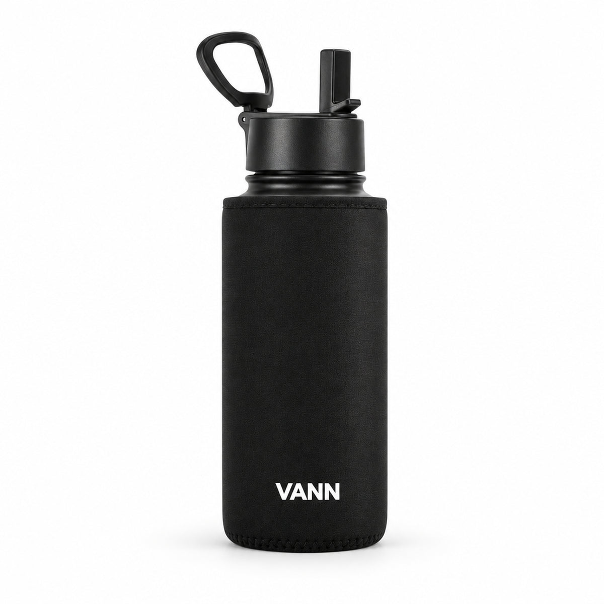 VANN Fles Beschermsleeve - Ultimate bottle 1 Liter / Zwart