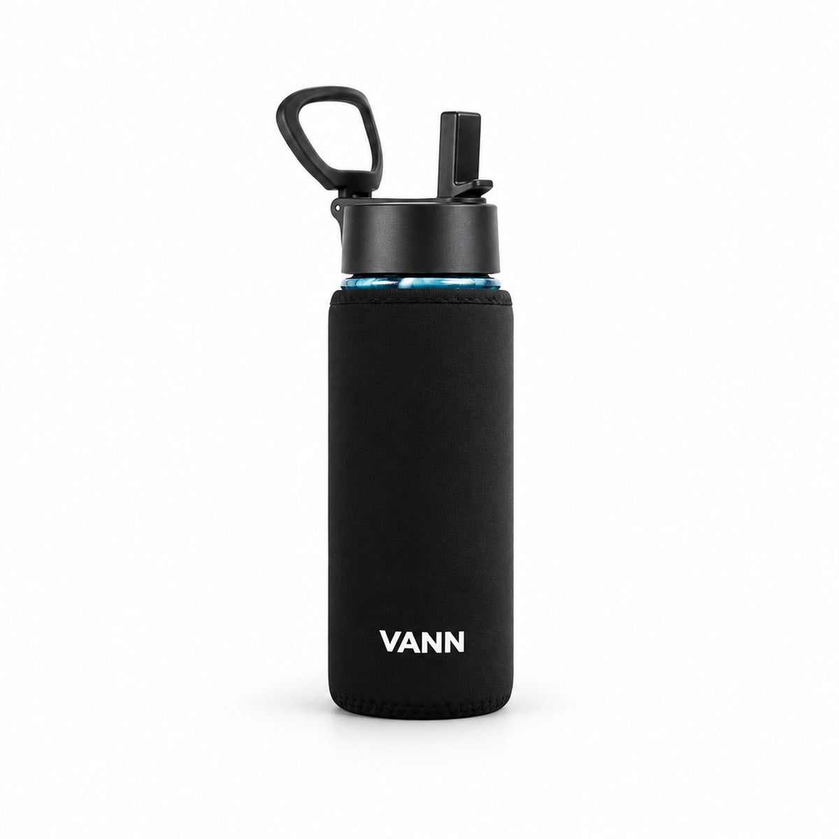 VANN Fles Beschermsleeve - Ultimate bottle 500ML & Thermos 500ML / Zwart