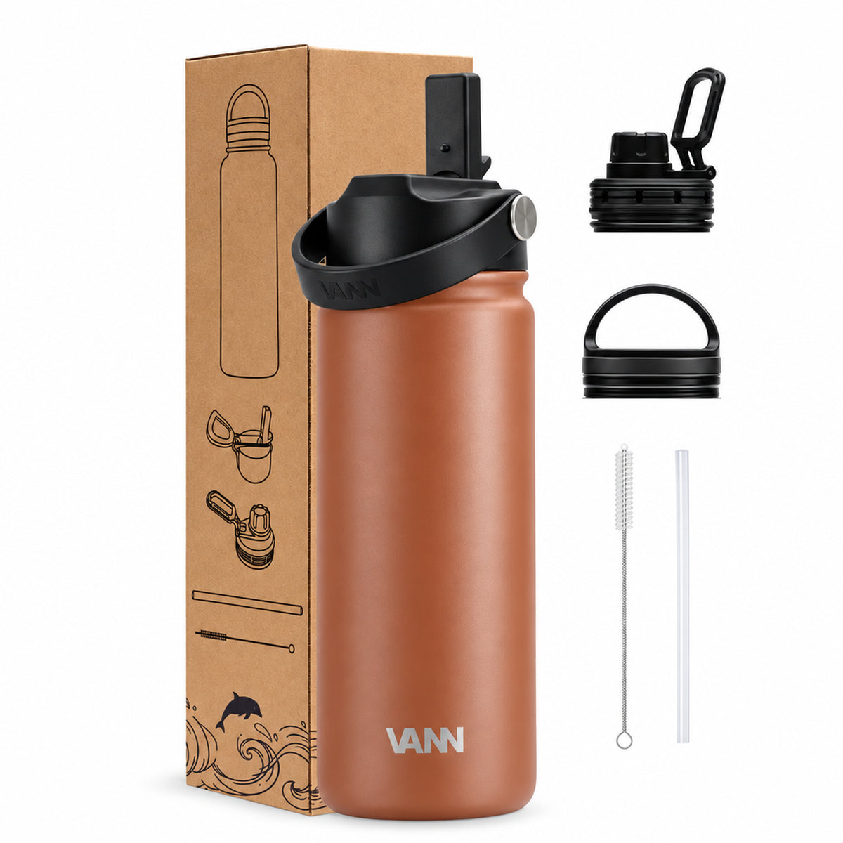 VANN Ultimate Bottle 500 ml - Garnet