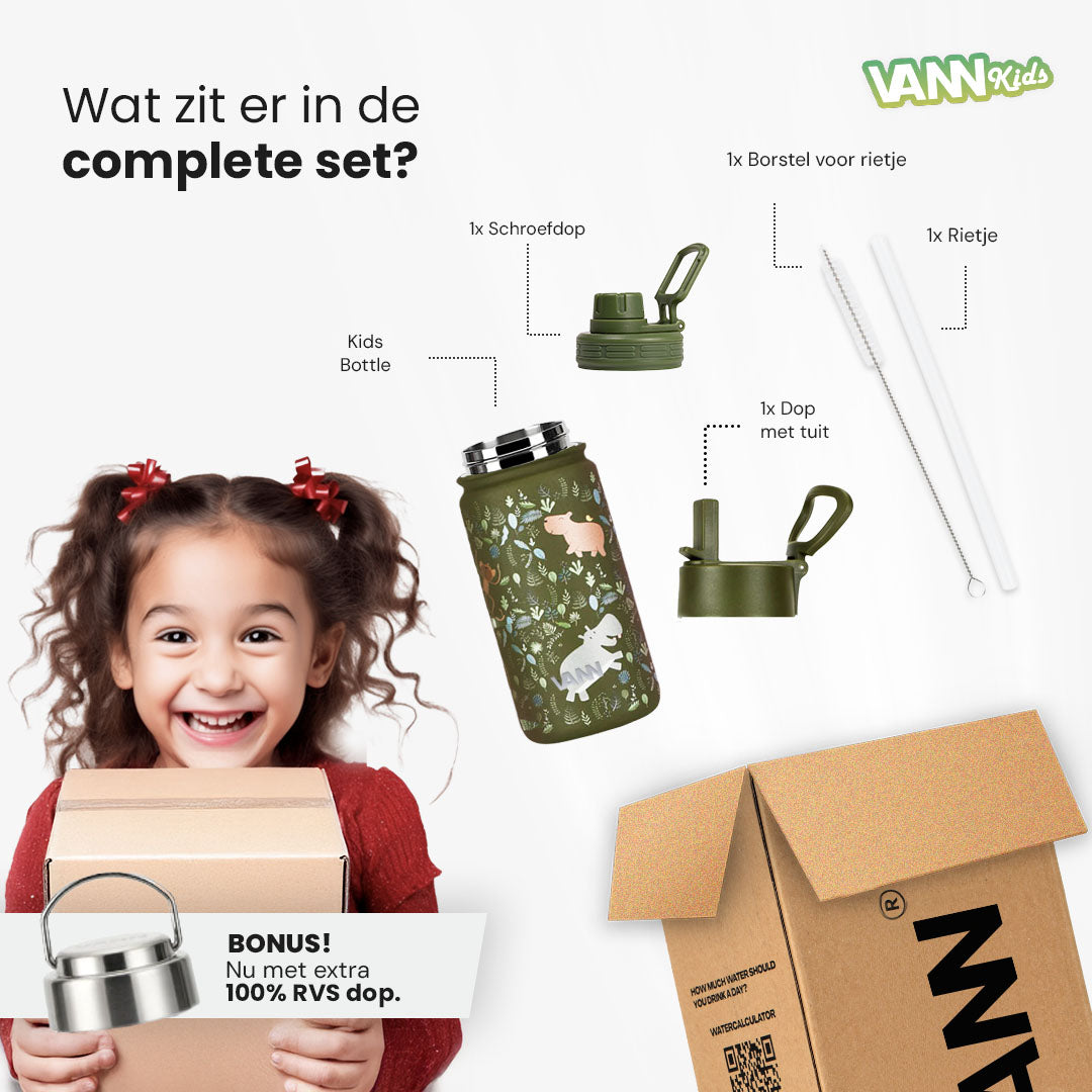 EDELSTAHL KINDERTRINKFLASCHE 400 ML