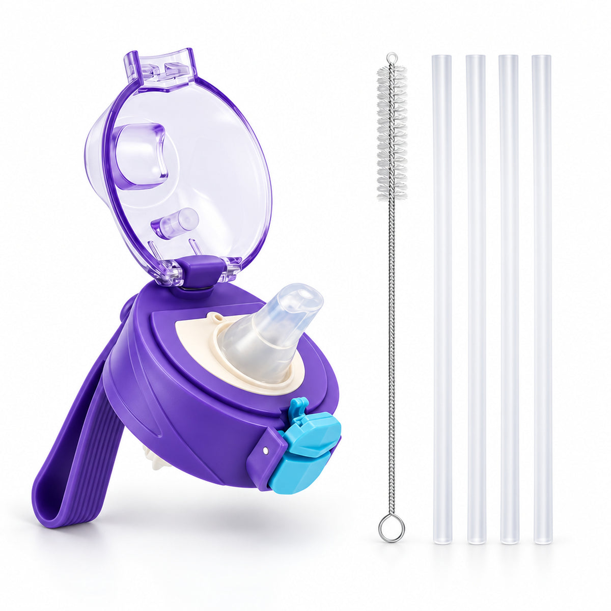 VANN Activate Bottle dop met rietjes - Mauve Magic