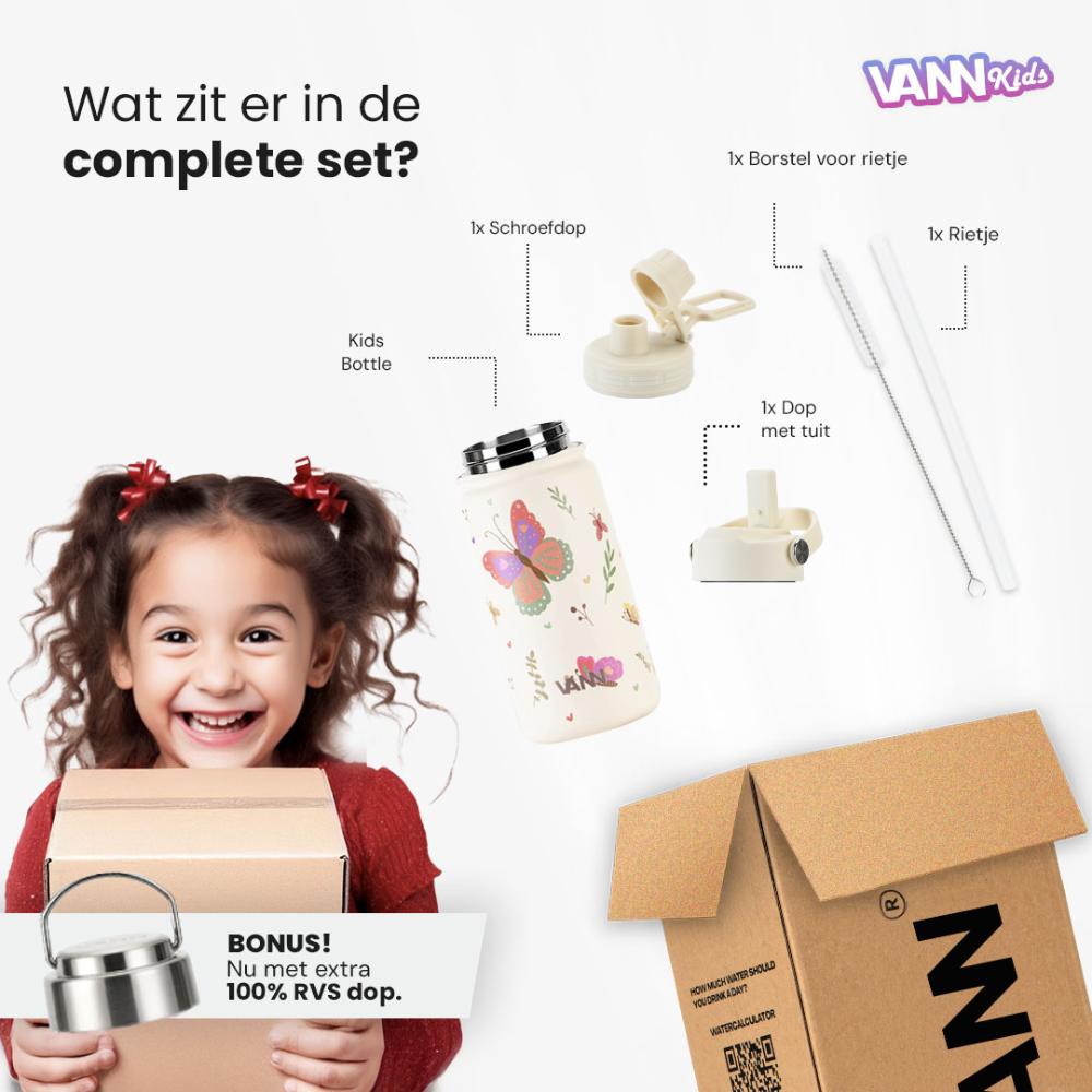 EDELSTAHL KINDERTRINKFLASCHE 400 ML