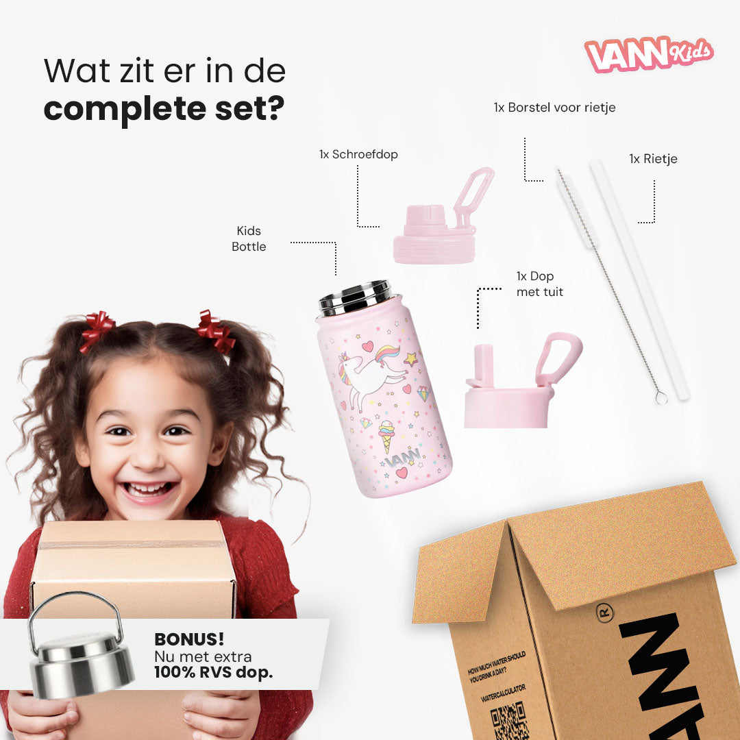 EDELSTAHL KINDERTRINKFLASCHE 400 ML