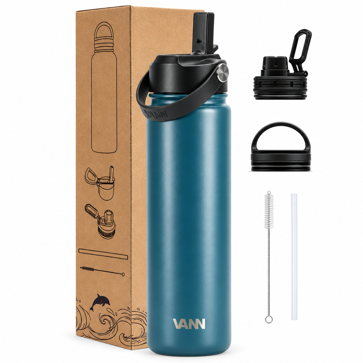VANN Ultimate Bottle 650 ml - Nordic Sea