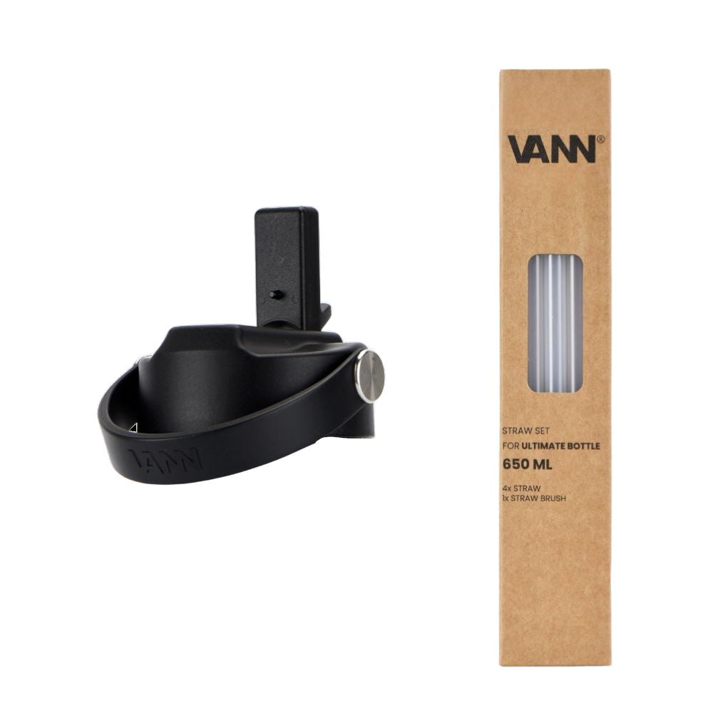 Dop met rietje V2 met rietjes - Ultimate Bottle