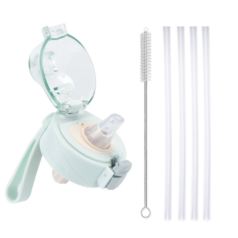 Flaschenverschluss mit Strohhalmen aktivieren