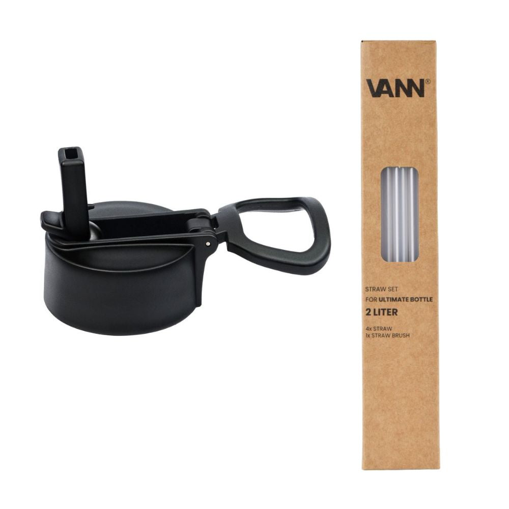 Dop met rietje V1 met rietjes - Ultimate Bottle