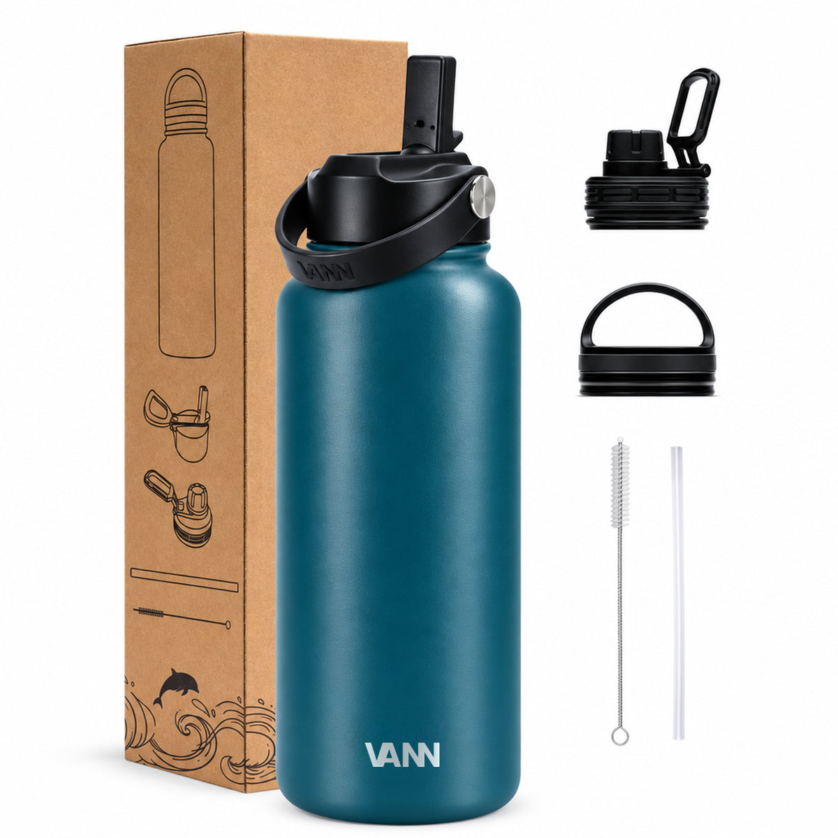 VANN Ultimate Bottle 1 liter - Nordic Sea