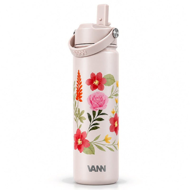 Flower Bottle™ 650 ml / Pastel Flowers