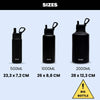 Water bottle 500 ml 