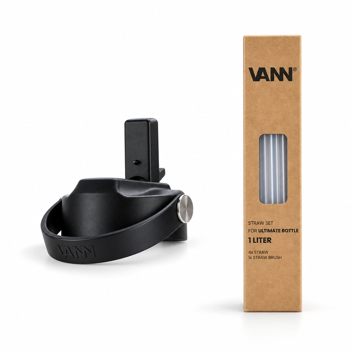VANN Dop met tuit V2 met rietjes Ultimate Bottle - 1000 ML