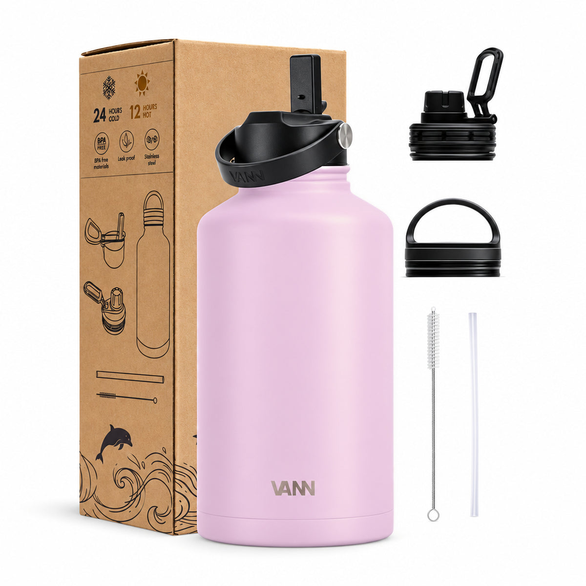VANN Ultimate Bottle 2 liter - Pink