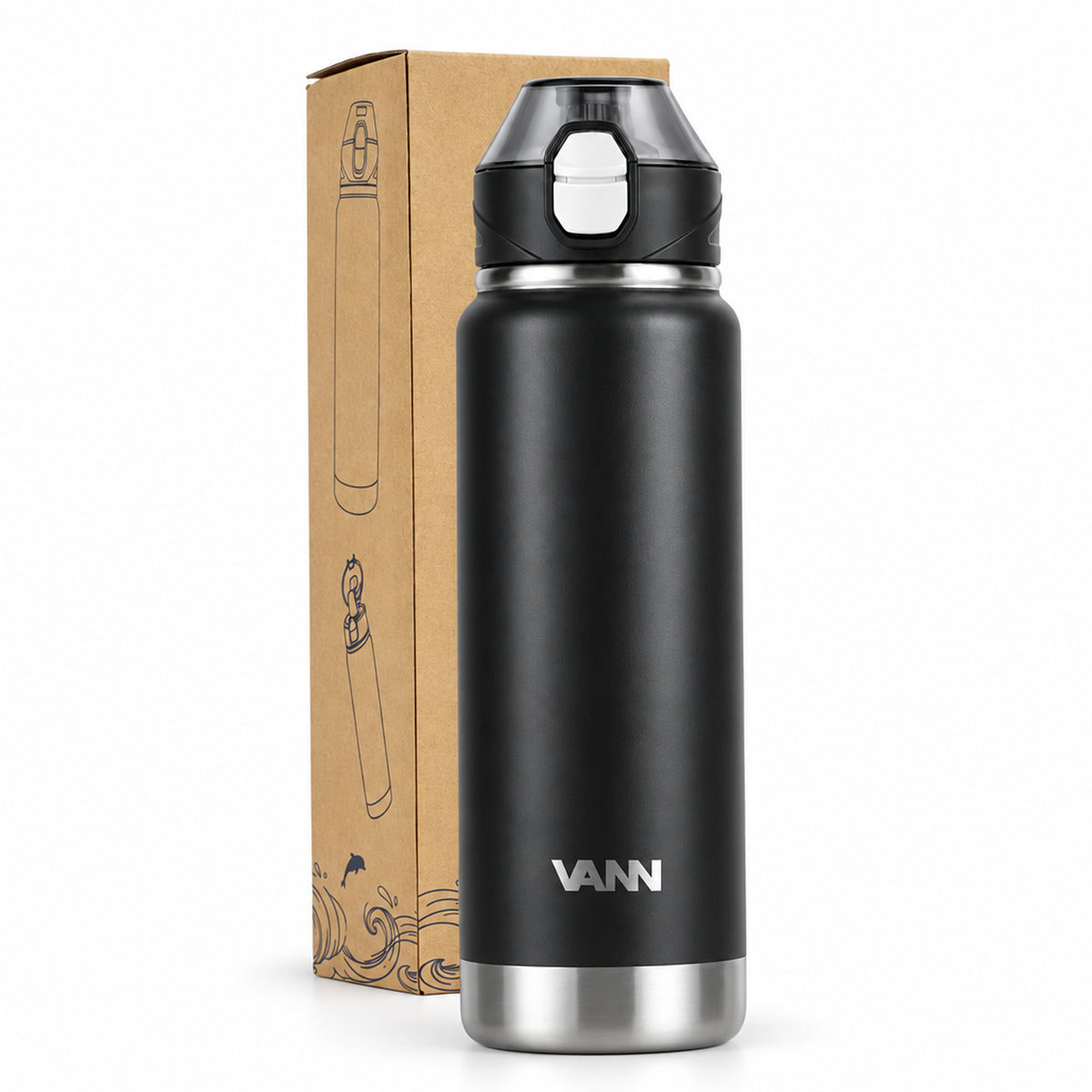VANN Activate Bottle - Black