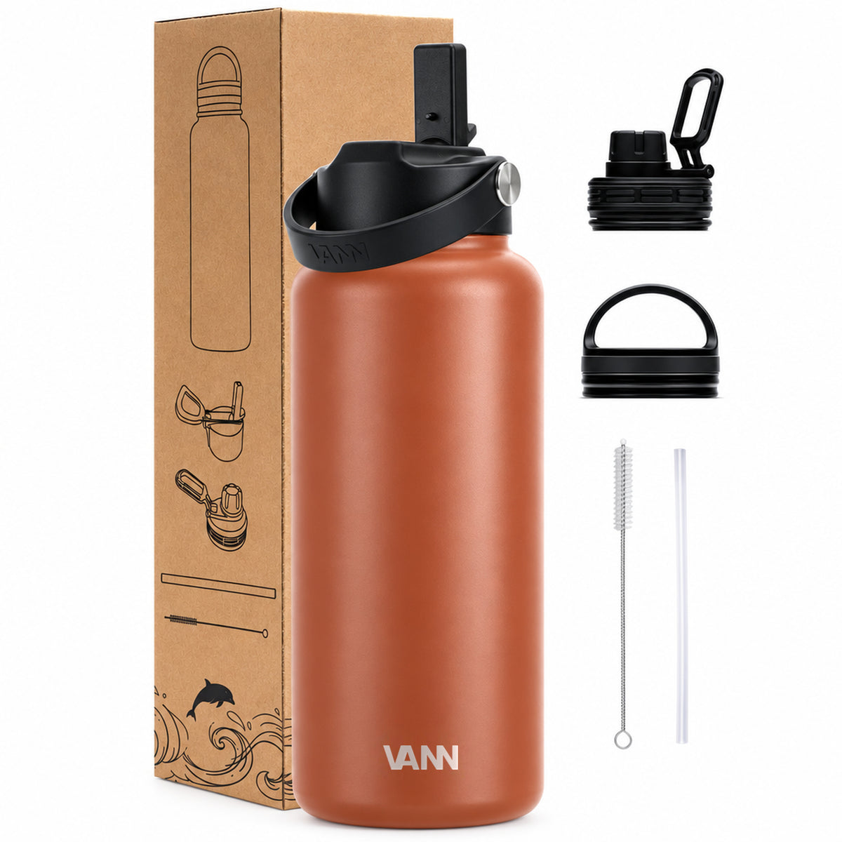 VANN Ultimate Bottle 1 liter - Garnet
